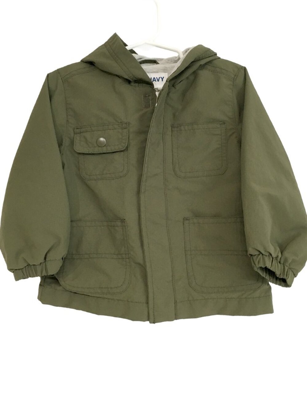 Old Navy Boy's Green Jacket with Hood Size 2T